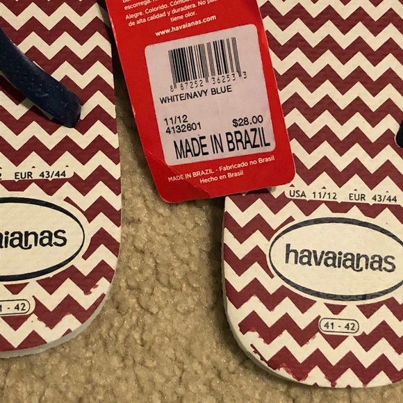 100 - Size 11/12 USA - 43/44 EUR Havaianas flip flops - Picture 3 of 4